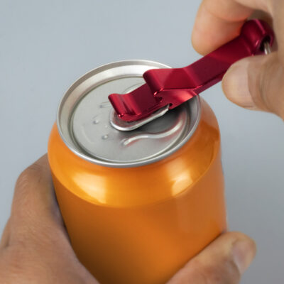 Snappy Metal Bottle Opener Keyring