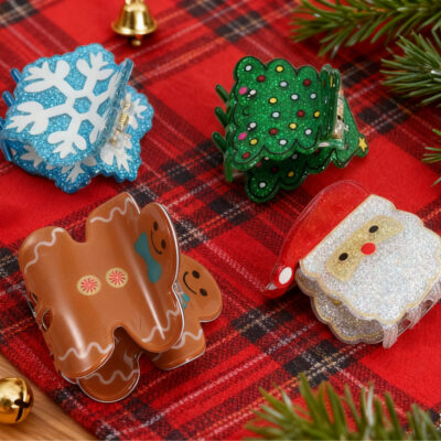 Christmas Hair Claws Pack B